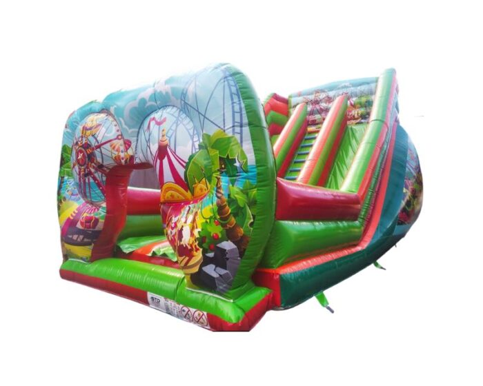 Zjeżdżalnia Lunapark z bokami w grafice